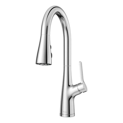 Pfister LG529-NEC Polished Chrome Single Handle Pull-Down Kitchen Faucet