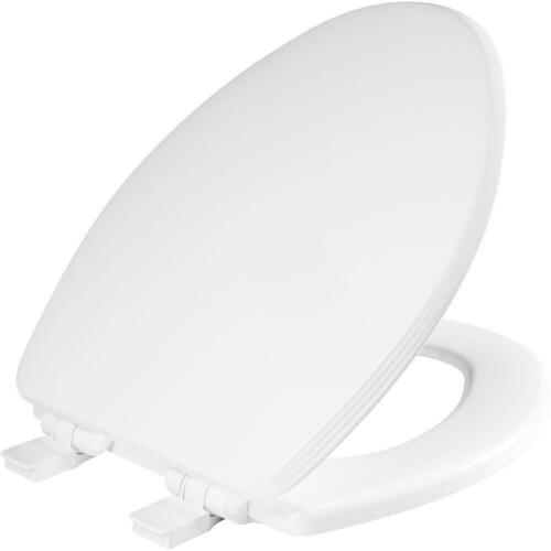 Bemis 1600E4 390 Cotton Elongated Closed Front Toilet Seat with Cover