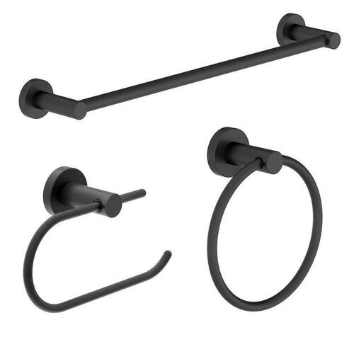 Symmons 35AC3BUNDLEMB Matte Black Brass Hardware Kit