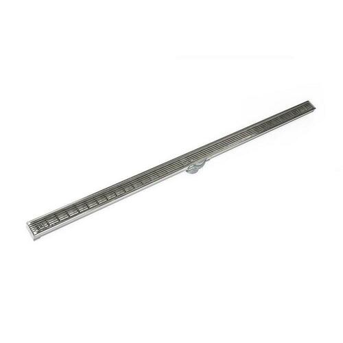 Infinity Drain S-LAG 3848 SS 2 in. PVC Satin Stainless Shower Drain