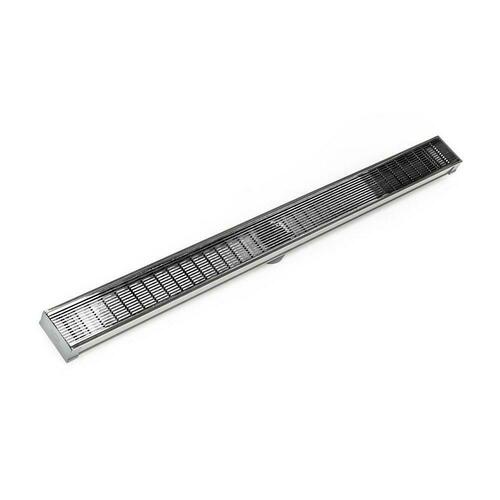 Infinity Drain S-LAG 6548 PS 2 in. PVC Polished Stainless Shower Drain