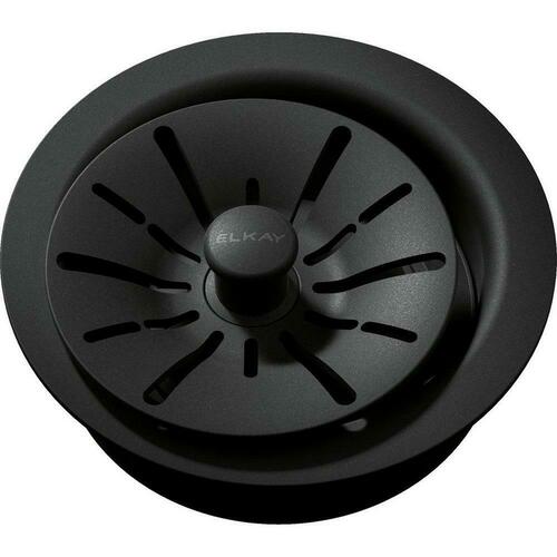 Elkay LKPDQD1CH Charcoal Plastic Disposer Flange with Basket Strainer Stopper