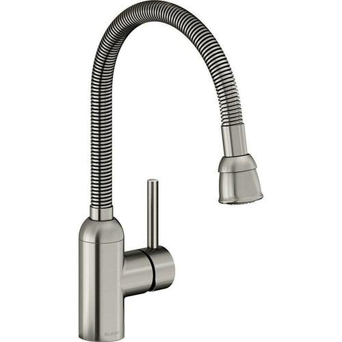 Elkay LK2500LS Single Handle Forward Rotating Lever Laundry Faucet in Lustrous Steel