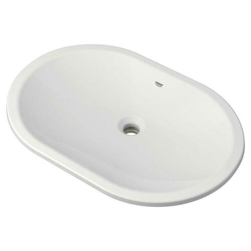 Grohe 39673000 Alpine White Counter Undermount Bathroom Sink