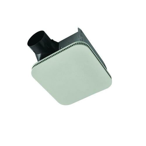 Broan NuTone AE110K 110 CFM Energy Star Bathroom Exhaust Fan, CleanCover, 1 Sone, White