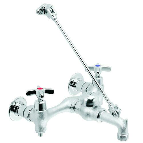 Speakman SC-5811-RCP Cross Handle Wall Mount Service Faucet - Rough Chrome