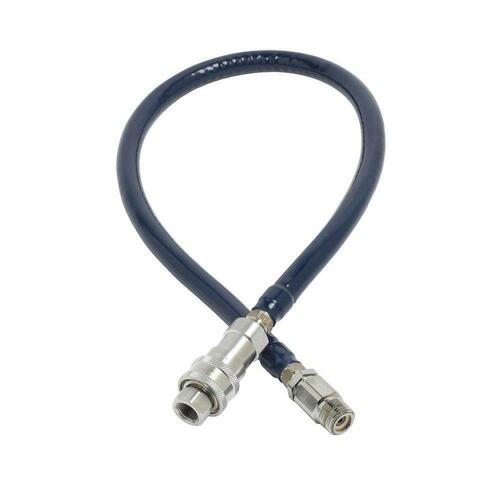 T&S Brass HW-4D-48 Quick Disconnect Water Hose, 3/4