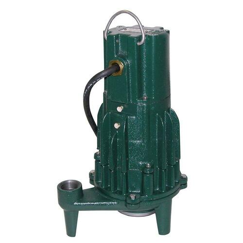 Zoeller 820-0004 2 HP 230V Non-Automatic Grinder Pump with 20 ft Cord