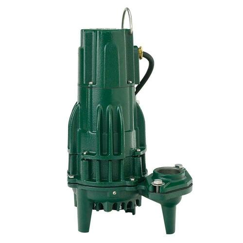 Zoeller 161-0002 1/2 HP 115V Non-Automatic Cast Iron Effluent Pump