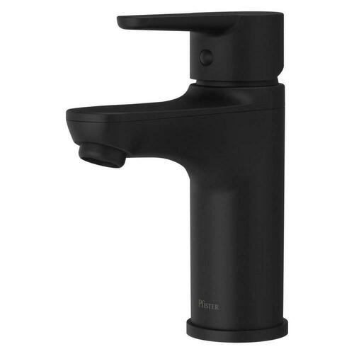 Pfister LG142-060B Matte Black Single Handle Monoblock Bathroom Sink Faucet