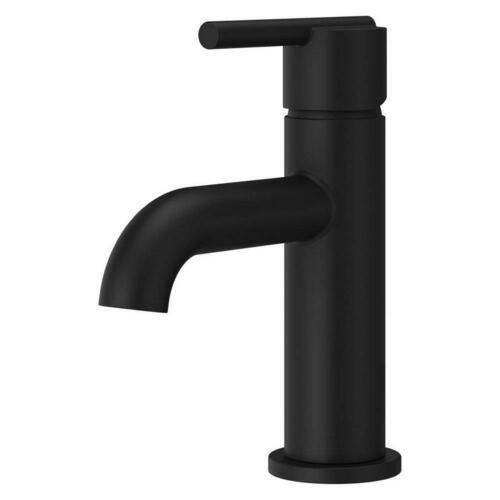 Pfister LG42-BI0B Matte Black Single Handle Monoblock Bathroom Sink Faucet