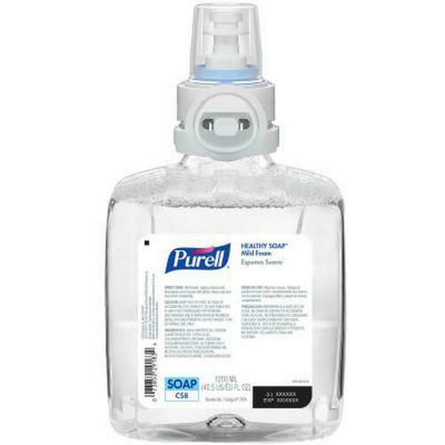 Gojo 7874-02 1200ml Mild Foam Hand Soap Refill - Case of 2