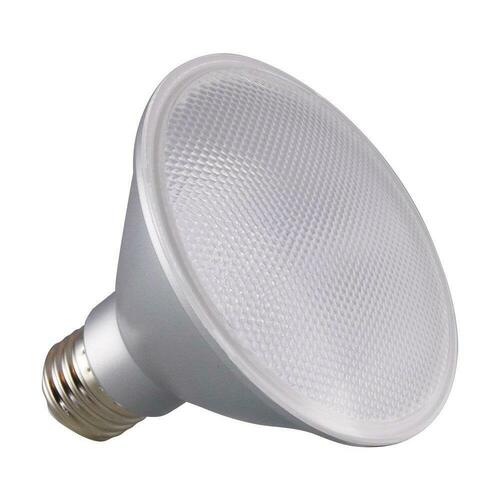 Satco S29416 75W PAR30 Short Neck Dimmable LED Bulb, Medium E-26 Base, Warm White