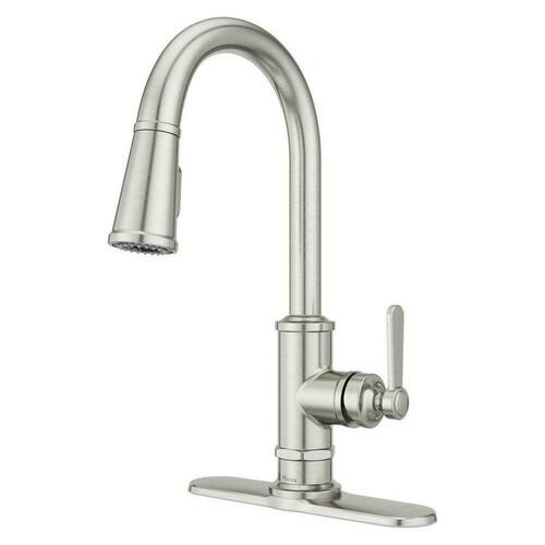 Pfister GT529-TDS Stainless Steel Single Handle Pull-Down Kitchen Faucet