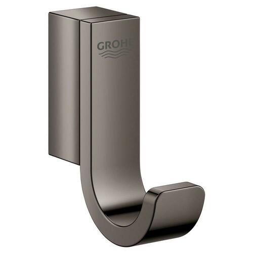 Grohe 41039A00 Hard Graphite 1-Hook Robe Hook