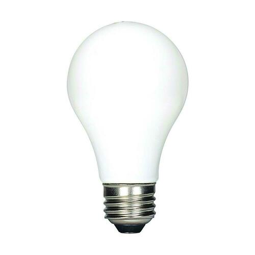 Satco S12420 60W A19 LED Dimmable Light Bulb, Soft White, E26 Base, 4.5 in.