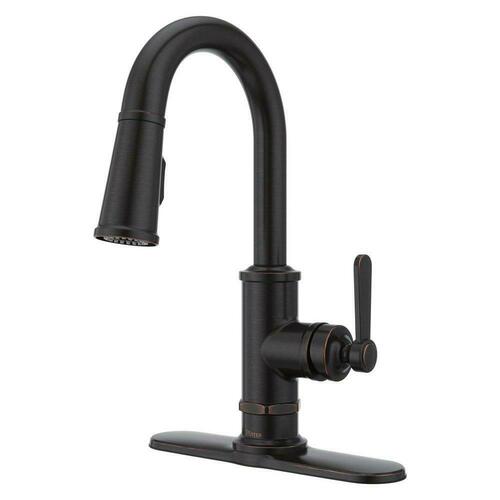 Pfister GT572TDY Tuscan Bronze Single Handle Pull Down Bar Faucet
