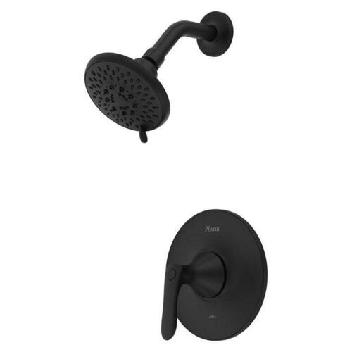 Pfister LG89-7WRB Matte Black Single Handle Multi-Function Shower Faucet (Trim Only)