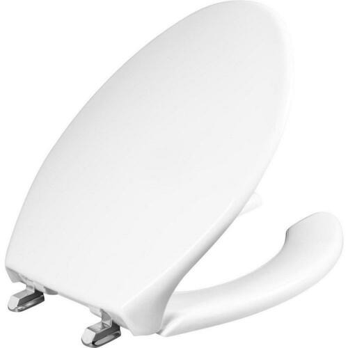 Bemis 1950SSTDG 000 White Elongated Open Front Toilet with Cover
