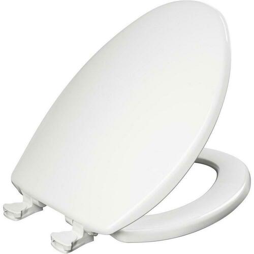 Bemis 7300EC 000 White Elongated Closed Front Toilet with Cover
