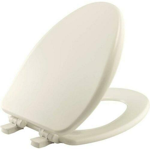 Bemis 19170PLE4 346 Biscuit Elongated Closed Front Toilet Seat with Cover