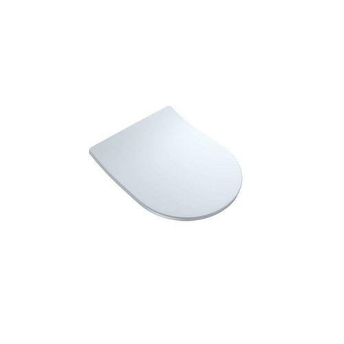 Toto SS227#01 Cotton D-Shaped Closed Front Toilet Seat with Cover