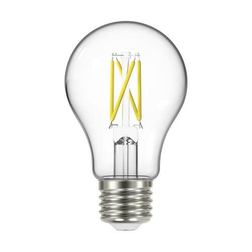 Satco S11428 60W A19 LED Light Bulb, Clear, Medium E-26 Base, 4.5 in.