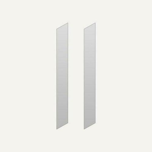 Robern P2SMKIT36D4P Aluminum Glass Side Kit