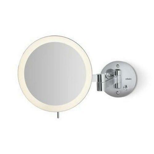 Robern 5M0008WLUT76 Chrome Magnifying Mirror, 9-15/16 x 15-1/4 in.