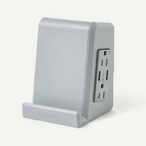 Robern P2ELECTRIC Grey Cabinet Surround 3-11/16 x 3-1/2 in.