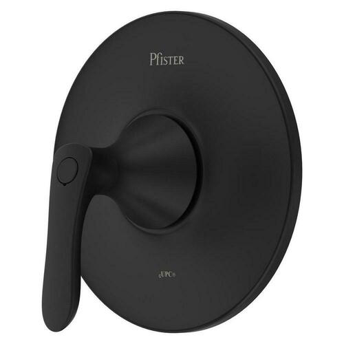 Pfister R89-1WRB Matte Black Single Handle Pressure Balancing Valve Trim