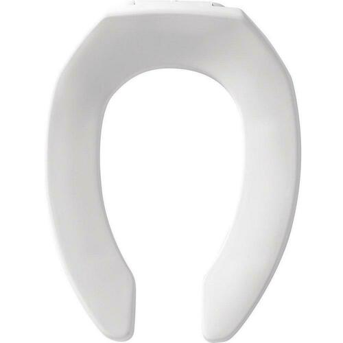 Bemis 1955SSTFR 000 Elongated Open Front White Toilet Seat