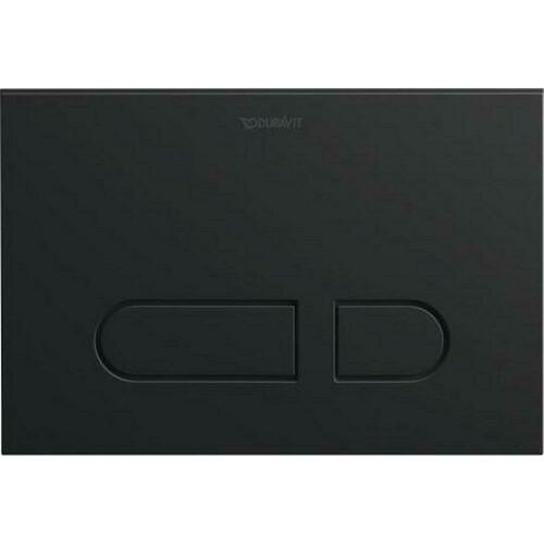 Duravit WD5008031090 Black Matte Plastic Actuator Plate 8.5 x 0.375 in.
