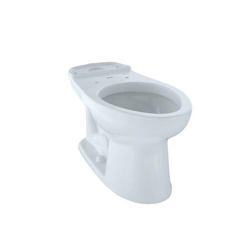 Toto C776CEG#01 Cotton Elongated Toilet Bowl