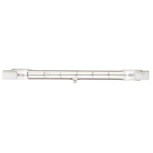 Satco S3136 T3 Halogen Light Bulb, R7s Base, Clear, 4-69/100 in.