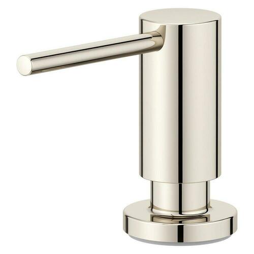 Pfister KSD-MDRD 18 oz. Kitchen Soap Dispenser - PVD Polished Nickel, 3-7/16 in.