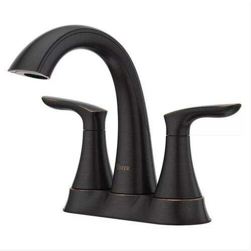 Pfister LG48-WRPY Tuscan Bronze Two Handle Centerset Bathroom Sink Faucet
