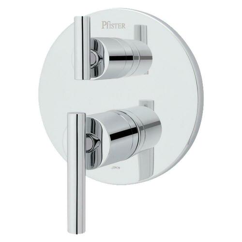 Pfister R89-SNCC Polished Chrome Two Handle Thermostatic Valve Trim