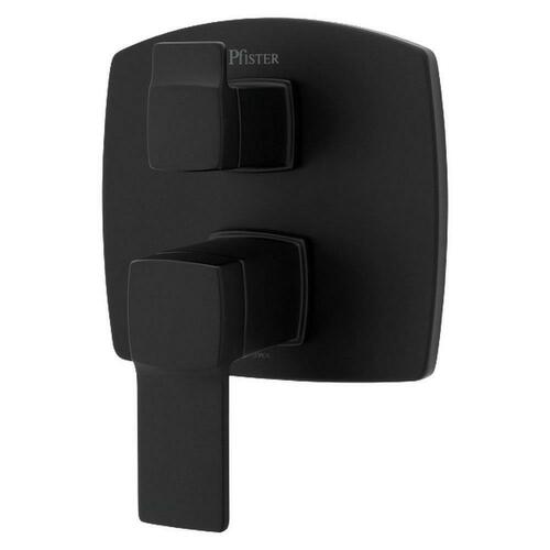 Pfister R89-SDAB Matte Black Two Handle Thermostatic Valve Trim