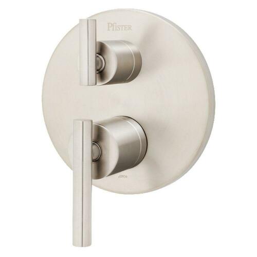 Pfister R89-SNCK Brushed Nickel Two Handle Thermostatic Valve Trim