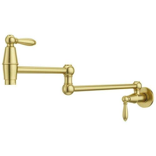 Pfister GT533-TDBG Brushed Gold Wall-Mount Pot Filler