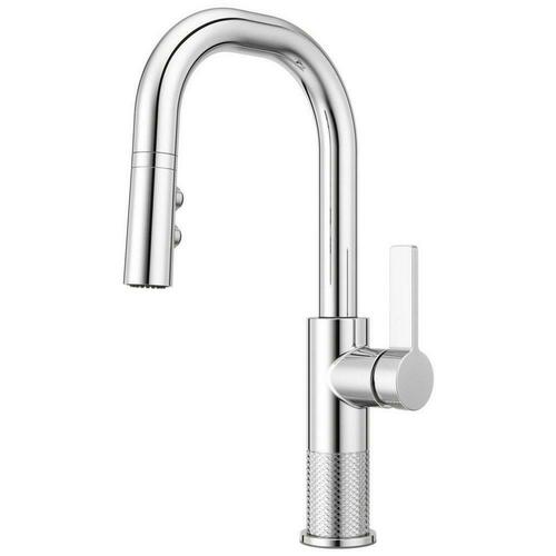 Pfister GT572-MTC Polished Chrome Single Handle Pull Down Bar Faucet