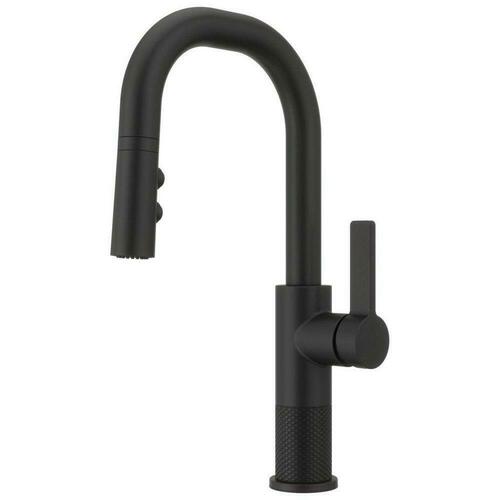 Pfister GT572-MTB Matte Black Single Handle Pull Down Bar Faucet