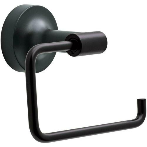 Liberty Hardware VOI50-MB Matte Black Wall Mount Toilet Tissue Holder