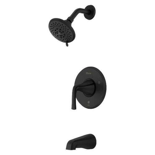 Pfister LG89-8MCAB Matte Black Single Handle Multi-Function Bathtub Shower Faucet (Trim Only)