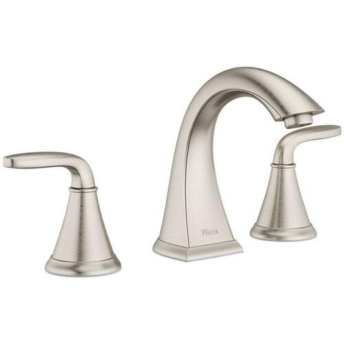 Pfister LG49-WF0K Two Handle Widespread Bathroom Sink Faucet in Brushed Nickel