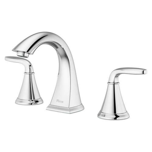 Pfister LG49-WF0C Widespread Two-Handle Bathroom Sink Faucet - Polished Chrome