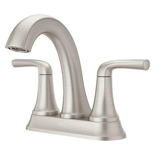 Pfister LG48-MCA0GS Two Handle Centerset Bathroom Sink Faucet in Spot Defense Brushed Nickel