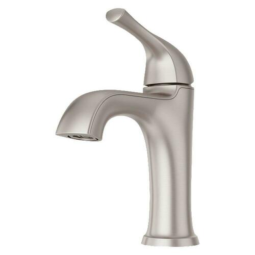 Pfister LG42-MCA0GS Spot Defense Brushed Nickel Single Handle Bathroom Sink Faucet