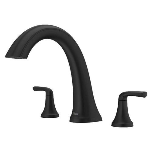 Pfister RT6-5MCAB Matte Black Two Handle Roman Tub Faucet (Trim Only)